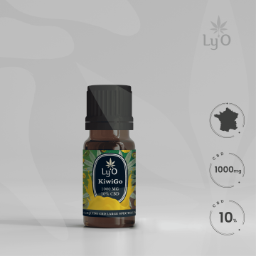 E-Liquide KiwiGo 1000mg 10 % CBD LyO